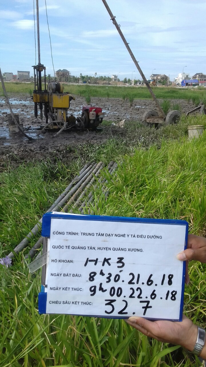 Khảo sát địa chất thanh hóa - Chúng tôi tự hào là một trong những doanh nghiệp đi đầu trong công tác khảo sát địa chất công trình.